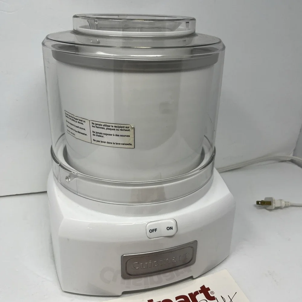 Cuisinart ICE-21 Frozen Yogurt-Ice Cream and Sorbet Maker - White Tested
